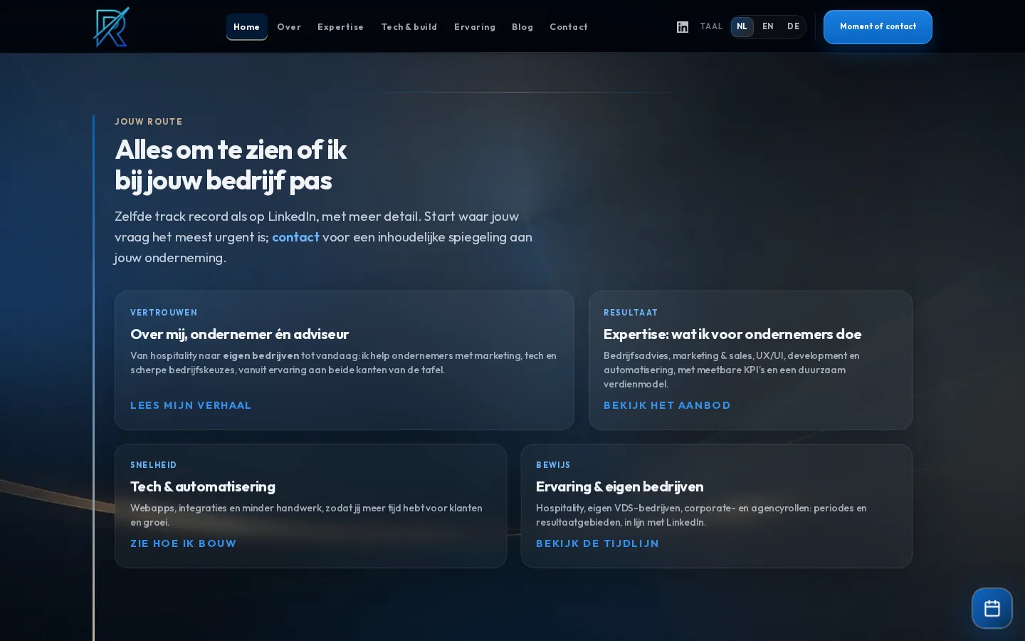 Expertise & diensten, desktop